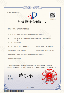 外观设计专利证书